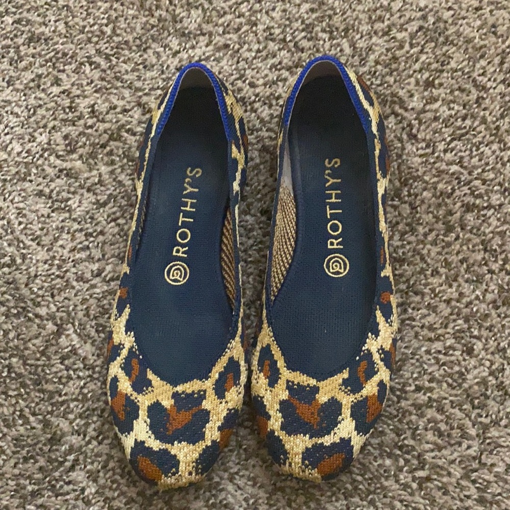 Rothy’s Midnight Spot The Square Size 8 EUC